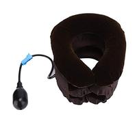 Brrnoo Collarín Cervical Inflable, Soporte de Cuello de Tubo único de 3 Capas Dispositivo de tracción del Cuello ortopédico para aliviar la presión Cervical y Corregir la Columna Cervical(#1)
