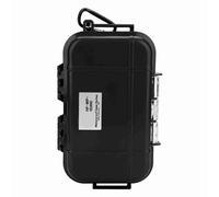 Brrnoo Contenedor Hermético de Caja de Transporte de Almacenamiento a Prueba de Golpes para Actividades Al Aire (Black)