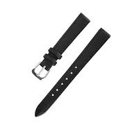 Brrnoo Correa de Reloj de Cuero PU, Correa de Repuesto con Cierre de Metal de Acero Inoxidable, Correa de Reloj de Liberación Rápida, Correa de Reloj Ajustable para Mujer Hombre (16mm Schwarz)