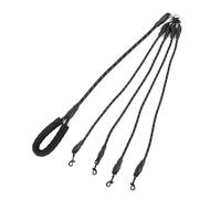 Brrnoo Correa Deslizante para Perros, Correa para Perros de Cuerda Tracción de Tracción de 4 Vías de Nylon Arnés para para Caminar Al Aire Libre (4 Cabezas)