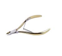 Brrnoo Cortacutículas de Acero Inoxidable, Cortaúñas con Cuchillas de Mandíbula Afiladas, de Horquilla Doble para Pedicura Manicura