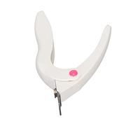 BRRNOO Cortauñas Acrílico Ajustable, Cabezal Compacto de Acero Inoxidable con Almohadillas para Uñas para el Hogar, Tienda de Manicura, Salón de Bricolaje