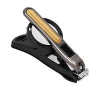 Brrnoo Cortaúñas con lupa, cortaúñas grande para personas mayores, cortaúñas portátil robusto con lupa extraíble, ideal para trabajos finos y de precisión