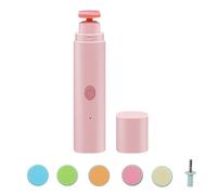 Brrnoo Cortauñas Eléctrico Infantil, Diseño Seguro para Niños Pequeños | Tambor de Plástico, Molinillo de Uñas Portátil de Viaje, Funcionamiento Silencioso para el Cuidado de las Uñas del bebé,
