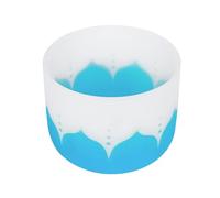 BRRNOO Cuenco para Cantar, Cuenco con Sonido, Golpeado, para Cantar de Cristal, Cuencos para de Cristal, Decoración para el Hogar y la Oficina (BLUE)