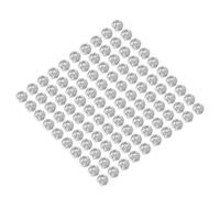 Brrnoo Cuentas para Niñas, 100 Piezas de Agujero Grande de 12 Mm de Plástico para Rastas, Cuentas Trenzadas, para Trenzas y Peinado de Barba (Transparente)