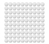 Brrnoo Cuentas para Niñas, 100 Piezas de Agujero Grande de 12 Mm de Plástico para Rastas, Cuentas Trenzadas, para Trenzas y Peinado de Barba (WHITE)