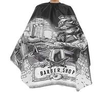 Brrnoo Delantal Impermeable para Peluquería, Capa para Corte de Pelo para Salón de Corte, Antiestática para Peluquero, 150 * 135cm, Gruesa y Suave, Impermeable y Transpirable, Protege