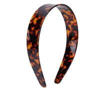 BRRNOO Diadema de Moda, Diadema Ancha con Alta Elasticidad y Diseño Antideslizante, Hecha de Sábana, para Mujeres, Entrenamiento, Cuidado de la Piel, Fiestas de Cocina (Leopardo Roja)