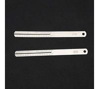 Brrnoo Diapasón de Diapasón de Guitarra Raspada con Escala 2pcs Herramientas de Frenado de Guitarra de para la para la Herramienta de Reparación de la Protección del Tablero de Acero Inoxidable de