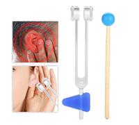 Brrnoo Diapasón, OM 136,1 HZ Kit de Instrumentos de diapasón de aleación de Aluminio ponderado para curación del Sonido Herramientas de Terapia de vibración para aliviar el estrés