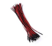 Brrnoo Diodos de Luz LED Previos a Cableado, Diodos LED de 9-12V Pre Wired 50pcs Lámparas de CC Pre Wired para Home Decoration (3mm)