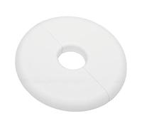 BRRNOO Embellecedor Dividido para Tubería, Tapa Adhesiva Redonda para Huecos DN20 for Baño Cocina Balcón, Cubierta para Tubería con Pintura a Baja Temperatura (WHITE)