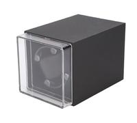 Brrnoo Enrollador Automático de Relojes 5 Direcciones de Rotación Funcionamiento Silencioso Antimagnético con Adaptador de CA o Batería para Protección Mecánica del Reloj (Gray)