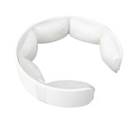 Brrnoo Envoltura de Cuello de Enfriamiento Anillo de Cuello de Hielo PCM Ergonómico Portátil Usable para Viajes Al Aire Libre Oficina con Material ABS (WHITE)