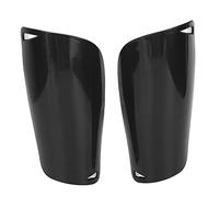 Brrnoo Espinilleras Deportivas con Amortiguación EVA, Espinilleras de Fútbol, protector de Pantorrilla para Partidos de Fútbol, hombres, Mujeres, Jóvenes, par Izquierdo Derecho, (BLACK)