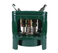 Brrnoo Estufa de Queroseno Portátil Calentador Estufa para Acampar Al Aire Libre 7.1x6.9x7.1in de Queroseno de Hierro Utensilios de Cocina para Cocinar Freír Hervir Senderismo Al