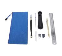 Brrnoo Herramienta para Cortar Vidrio, Kit de Corte de Acero de Tungsteno de 2-20mm con Dispensador Automático de Aceite, Ergonómico para Espejos, Azulejos y Mosaicos