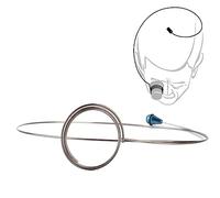 Brrnoo Herramientas de Reparación de Relojes con Lupa para Cabeza 3 Anillos de Acero Soporte para Anteojos para Relojeros y Joyeros