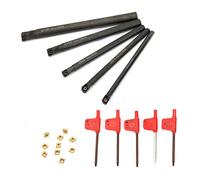 BRRNOO Herramientas de Torno de Metal, Herramientas de Torno SO8K-SCLCR06 S10K-SCLCR06 S12m SO7K- Portaherramientas de Torneado