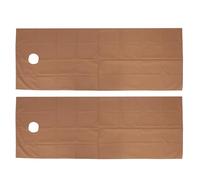 Brrnoo Hojas de Mesa de Masaje, con Diseño de Cama de Poliéster a Prueba de Aceite para el Salón de Belleza, Masaje, Centro de Spa (Color cafe oscuro)