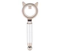 BRRNOO Imán Circular para Decoración de Uñas, Herramienta Compacta y Hueca para Decoración de Uñas que Crea Rápidamente Patrones Profundos de de para Principiantes con (SILVER)