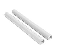 BRRNOO Insertos de Rejilla, Tira de Parrilla Delantera, Adornos de Rayas de Rejilla, Reemplazo de Decoración, 2 Piezas para 1 2 3 4 5 6 7 Serie F20 F22 F30 G30 G11 (WHITE)
