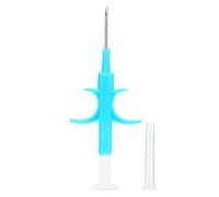 BRRNOO ISO11784/11785 Chip de Implante, Microchip transpondedor de vidrio con jeringa para mascotas, perros y gatos, 1,4 x 8 mm (0,06 x 0,31 pulgadas)