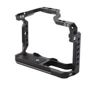 Brrnoo Jaula para Cámara, Jaula Grande para Arca Ranura Deslizante de 38 Mm Junta Deslizante de Oxidación Anódica Plataforma de Cámara de Video de Aluminio para con Orificio Roscado de 1/4