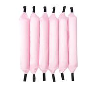 BRRNOO Juego de 6 Rodillos de Pelo Perezosos, Juego de Rizadores sin Calor, Rizadores para Dormir, Rizos de Salón sin Esfuerzo, Rodillos de Espuma con Botón Seguro, Tubos (sin cintas para el pelo)