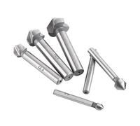 BRRNOO Juego de Brocas Avellanadoras, Brocas Avellanadoras para Chaflán HSS Fácil de Usar para Biselar y Desbarbar