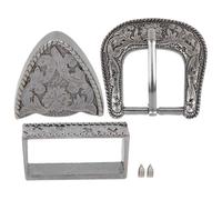 Brrnoo Juego de Hebillas de Cinturón de Aleación de Dragón Tallado Vintage Hecho a Mano, Diámetro Interior de 25 Mm, 30 Mm y 40, Mano de Obra Fina, Galvanoplastia (Diámetro interior 30)