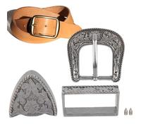 Brrnoo Juego de Hebillas de Cinturón de Aleación de Dragón Tallado Vintage Hecho a Mano, Diámetro Interior de 25 Mm, 30 Mm y 40, Mano de Obra Fina, Galvanoplastia (Diámetro interior: 25/0,98