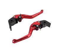 Brrnoo Juego de Palancas de Freno CNC Rojo para Streetfighter V4 S y Panigale, Manetas Ajustables de Alto Rendimiento, Actualización de Repuesto para Manillar de Motocicleta (2 Piezas)