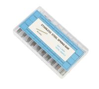 Brrnoo Kit de Alfileres, Correa de Pulsera Pins de 1.0 Mm Barras de Reloj de la Banda de la Banda de Reloj 304 Piezas de de Acero Inoxidable 7.5 Mm -26.5