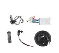 BRRNOO Kit de Conversión de Monopatín Eléctrico, Kit de Motor de Monopatín, Diámetro del Motor de 200 Mm, 24 V, 350 W, de de Cubo sin Escobillas con Rueda de Metal para Scooter Eléctrico de 8 Pulgadas