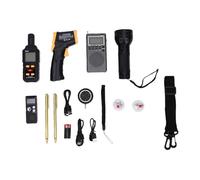 BRRNOO Kit de Equipo Portátil para Atrapar Fantasmas, Herramientas Profesionales de Investigación Paranormal con Medidor EMF, Grabadora de Voz, Termómetro, Bolas de Gato Iluminadas para