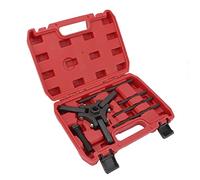 Brrnoo Kit de Extractor de Polea de Amortiguador Armónico de 6 Piezas con Construcción Resistente de Acero Al Carbono, Herramienta de Fácil Extracción para Varios Tipos de Vehículos