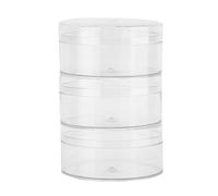 Brrnoo Kit de Limpieza de Relojes, Desmagnetizador de Relojes, Limpieza, Mantenimiento, Olla de Reparación, 3 Piezas, Movimiento de Reloj de Plástico, Tarro de Lavado de Aceite