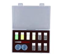 Brrnoo Kit de Polvo Luminoso, Reloj 4 Polvos Luminosos de Colores Incluye 2 Botellas de Adhesivo 3 Botellas de Polvo Luminoso de Dilución Juego para Manecillas y Esferas de Reloj