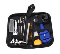 Brrnoo Kit de Reparación de Relojes, Kit de Herramientas de Reloj Portátil Herramientas de Reparación de Relojes con Estuche de Lona para de