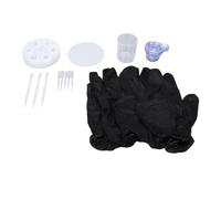 BRRNOO Kit para Hacer Dados Juego de Moldes de Silicona de 7 Cavidades D4 D6 D8 D10 D12 D20 Molde de Dados Poliédricos con Herramientas de Taza Medidora para Bricolaje Juegos de