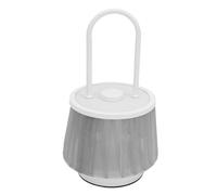 Brrnoo Lámpara de Mesa Recargable Mesita de Noche Control Táctil Pantalla de Tela LED Regulable Portátil con Carga USB para Dormitorio Sala de Estar Tocador (WHITE)