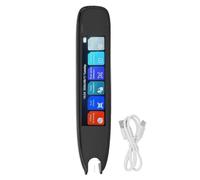 Brrnoo Lápiz Traductor Inteligente con WiFi, Escáner de Voz y Texto para 10 Idiomas, Lector Digital Portátil sin Conexión, Herramienta de Aprendizaje de Idiomas para Dislexia, Compatible