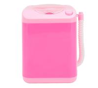 BRRNOO Lavadora de Simulación Giratoria Eléctrica, Material ABS de Juguete, Desarrollo Educativo de la Coordinación Ojo-Mano, Viene con Manguera para Drenaje, con Dispositivo Limpiador