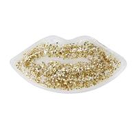 BRRNOO Lips Pack Pack, Paquetes de Gel de Forma de Labios, Paquete de Compresa Fría y Caliente Reutilizable, Alivia el Dolor y los Labios de Relajación, para el de Cuidado de los Labios (GOLD)