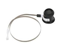 Brrnoo Lupa para Reparación de Relojes, Lupa Montada en la Cabeza Plegable, Lupa para Relojero, Lupa para Joyeros, Lupa con Anillo de Acero Inoxidable, Lupa Monocular, Lupa de Lupa para Ojos(5X)