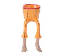 Brrnoo Macetero Creativo con Pantalones de Medio Cuerpo, Idea, Macetero Novedoso, Divertido Decorativo con Pantalones y Pies Coloridos para Plantas de Interior,