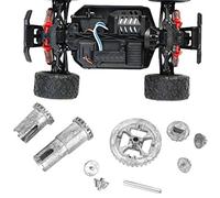 Brrnoo Metal Gears, Liviano y Fácil de Instalar Piezas de Automóvil RC Establecidas para HS 18301 18302 18311 18312 1/18 RC Car