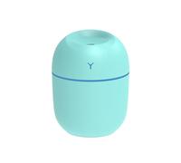 BRRNOO Mini Humidificador de Coche con Enchufe USB, Humidificador Portátil Silencioso, Niebla Fina para el Hogar, Oficina y Dormitorio (Huevo de Pascua segunda generación verde USB)